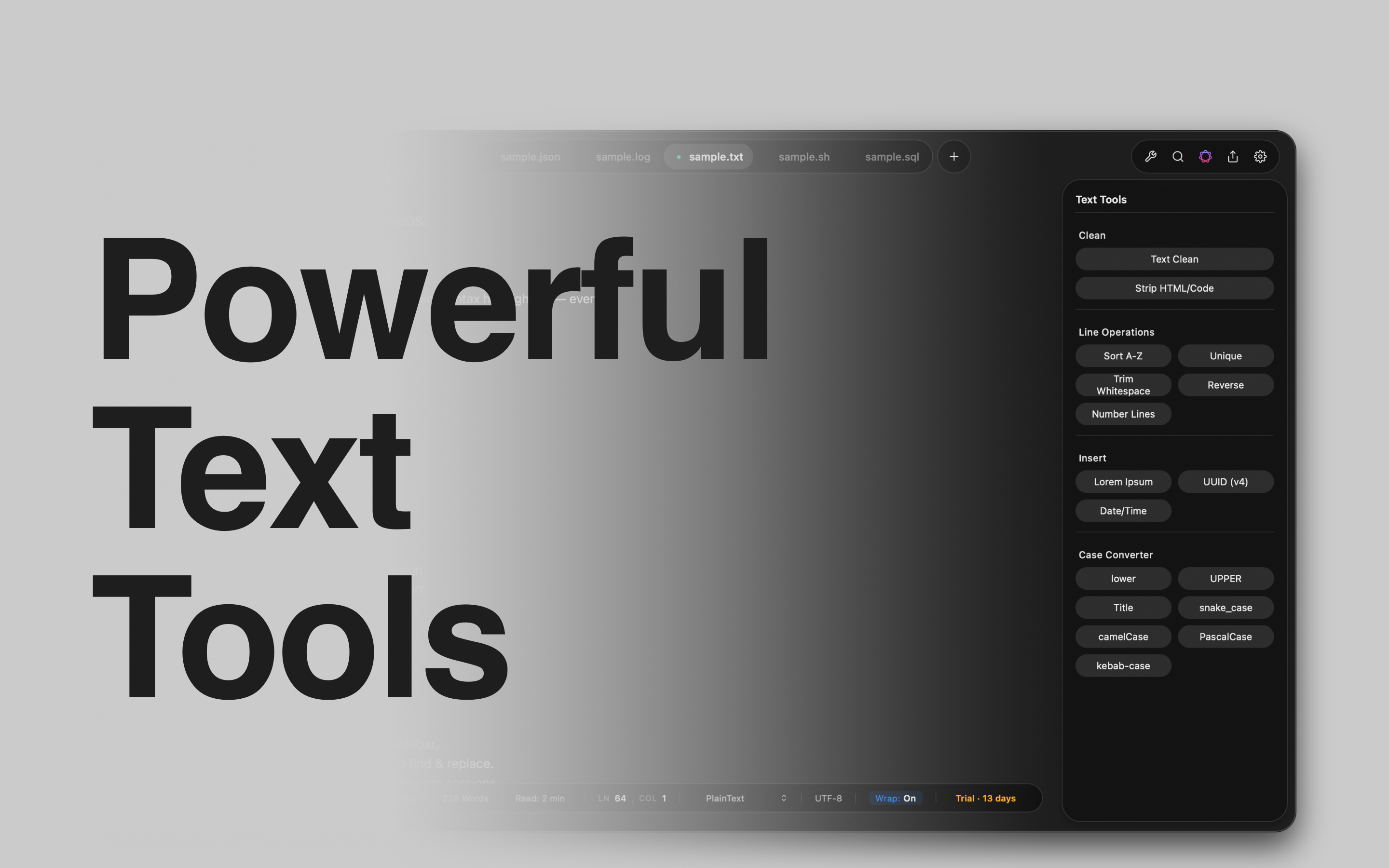 Texty - Powerful Text Tools